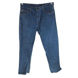 Carhartt Mens Flame-Resistant Signature Denim Jean-Relaxed Fit Size 36x34